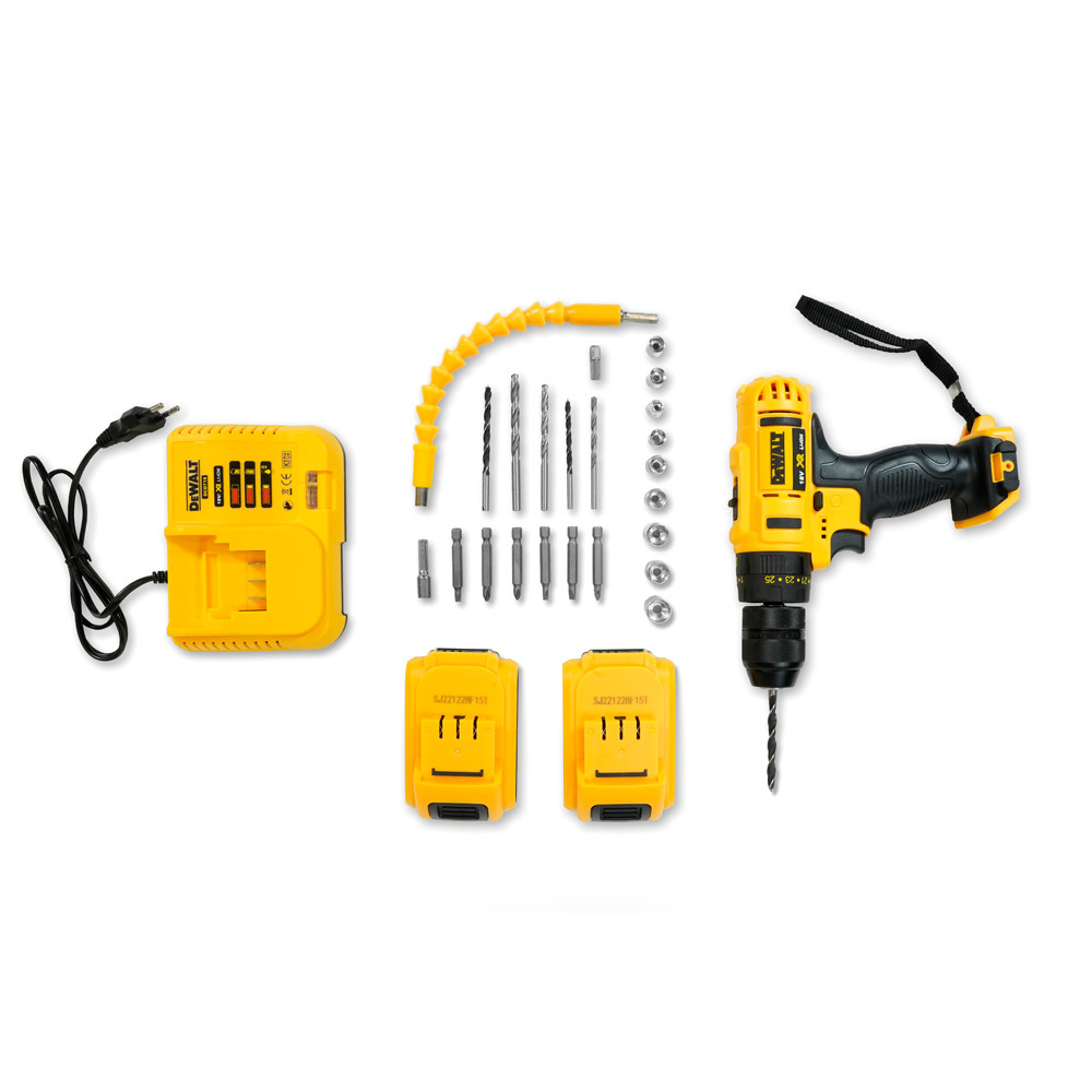 پیچ گوشتی و دریل شارژی دیوالت مدل DCD718 پیچ گوشتی و دریل شارژی دیوالت مدل DCD718