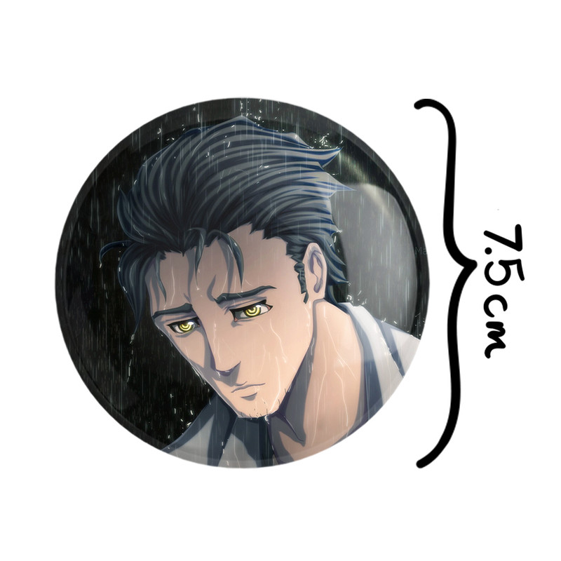 آینه جیبی خندالو طرح رینتارو انیمه اشتاینز گیت مدل تاشو کد 17471