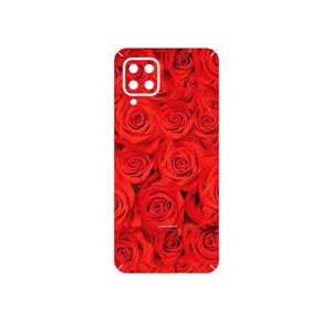 MAHOOT Red_Flower Cover Sticker for Samsung Galaxy F22