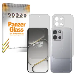 Panzer Glass transparent Full-Adhesive Screen Protector model suitable for OnePlus Turbo 6 mobile phone along with the back protector