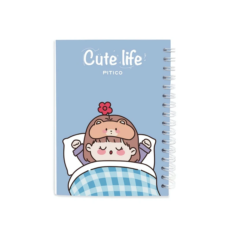  دفترچه یادداشت 70 برگ پیتیکو طرح دختر خوابالو