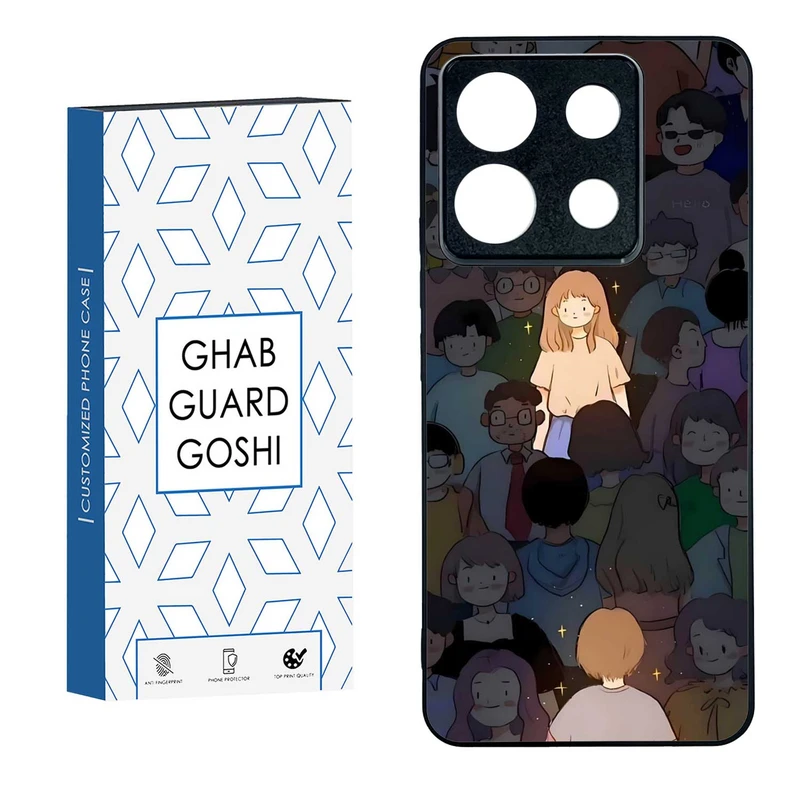 کاور قاب گارد گوشی طرح دخترانه کد TPU-061 مناسب برای گوشی موبایل شیائومی  REDMI NOTE 13 PRO 5G
