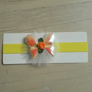 هد بند نوزادی طرح پروانه کد YE
