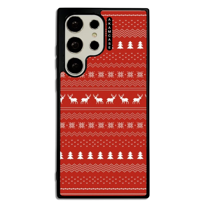 کاور آکام مدل AMC-WSGS23U-CHRISTMAS-14 مناسب برای گوشی موبایل سامسونگ Galaxy S23 Ultra