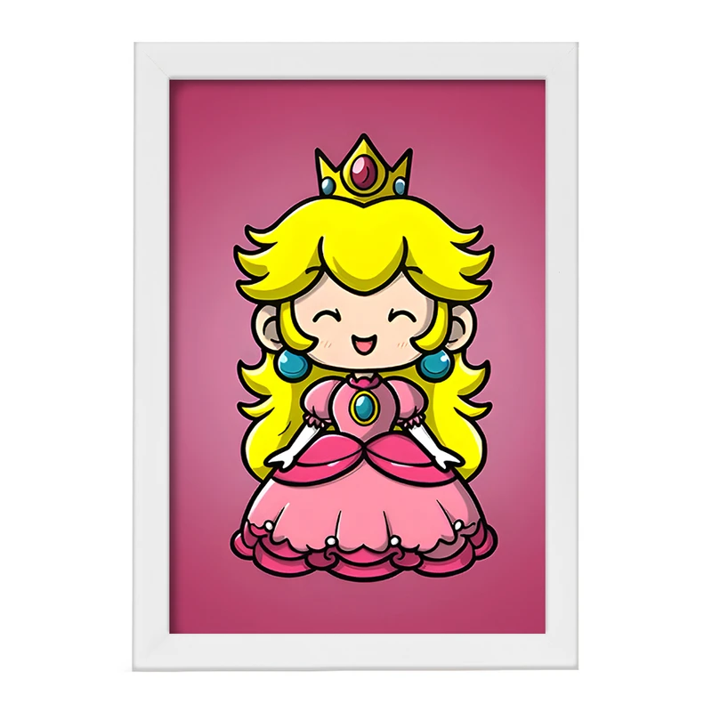 تابلو خندالو مدل پرنسس هلو سوپر ماریو کد F9427