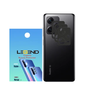 محافظ لنز دوربین لجند مدل فلزی مناسب برای گوشی موبایل شیائومی Redmi Note 12 Pro 5G بسته 3 عددی