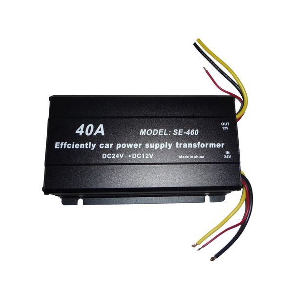 مبدل برق خودرو 24 ولت به 12 ولت 40 آمپر مدل SE-460