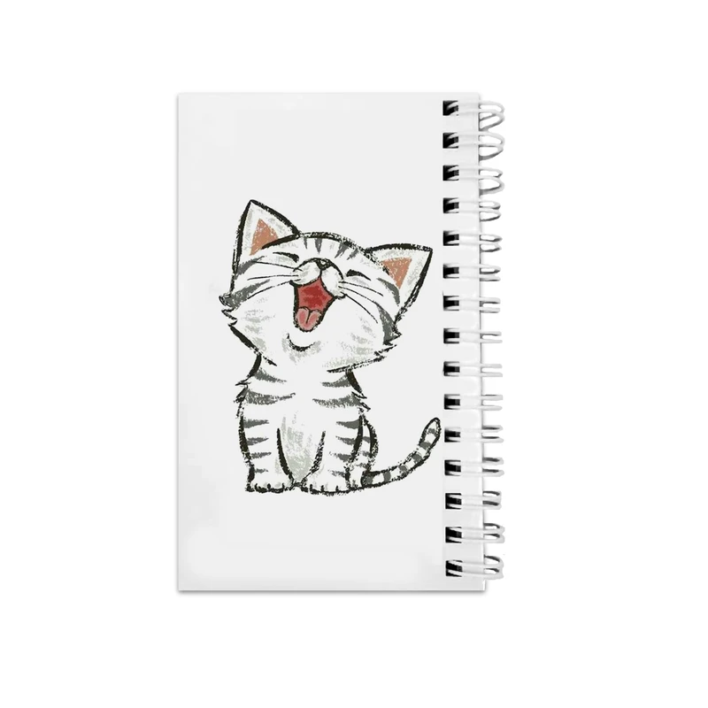 دفترچه یادداشت مدل to do list طرح بچه گربه سفید کد 1766345