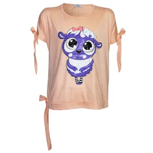   تی شرت آستین کوتاه زنانه کد 100300120GOL