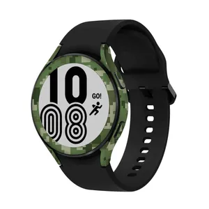 برچسب ماهوت طرح Army-Green-Pixel مناسب برای ساعت هوشمند سامسونگ Watch4 44mm