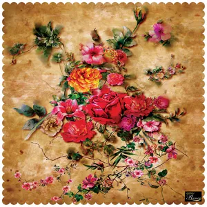 رومیزی رنس مدل T7-42825 سایز 140x140 سانتی متر