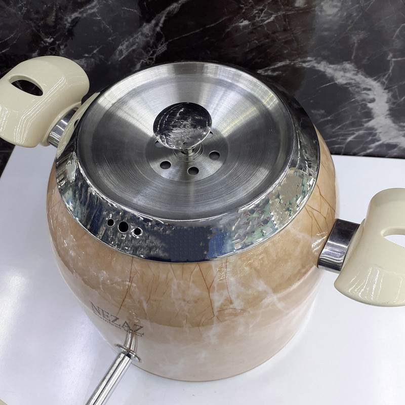 ست کتری و قوری نزاز طرح سنگ کد 01