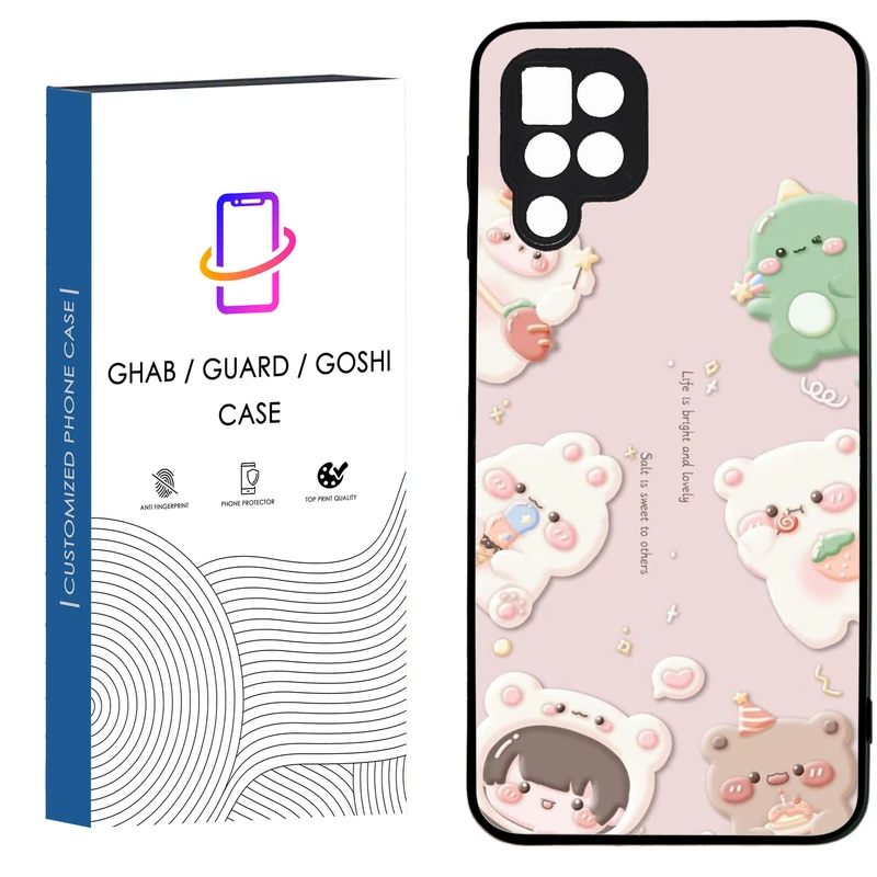 کاور قاب گارد گوشی طرح دخترانه کد 26 - TPU مناسب برای گوشی موبایل سامسونگ Galaxy A12