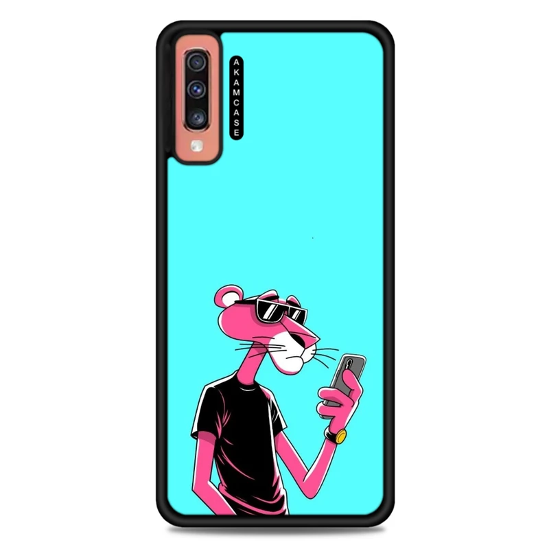 کاور آکام مدل AMC-WSGA70-PINK PANTHER1 مناسب برای گوشی موبایل سامسونگ Galaxy A70