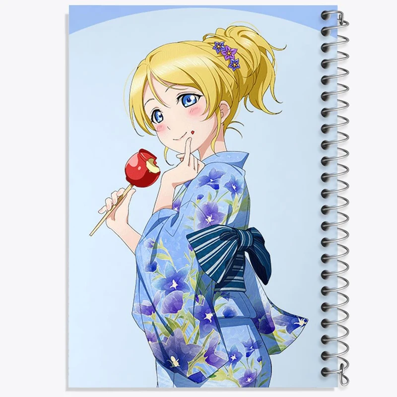 دفتر لیست خرید 50 برگ خندالو طرح الی ایاسه انیمه لاو لایو Love Live کد 18284