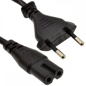 کابل برق دو پین مدل 2P-0.5 طول 0.5 متر