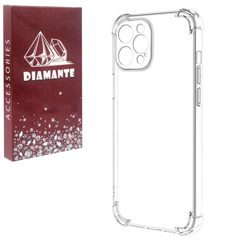 کاور دیامانته مدل ساده مناسب برای گوشی موبایل اپل iPhone 15 Pro