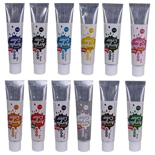 رنگ اکریلیک سوداکو مدل simple حجم 21 میلی لیتر بسته 12 عددی