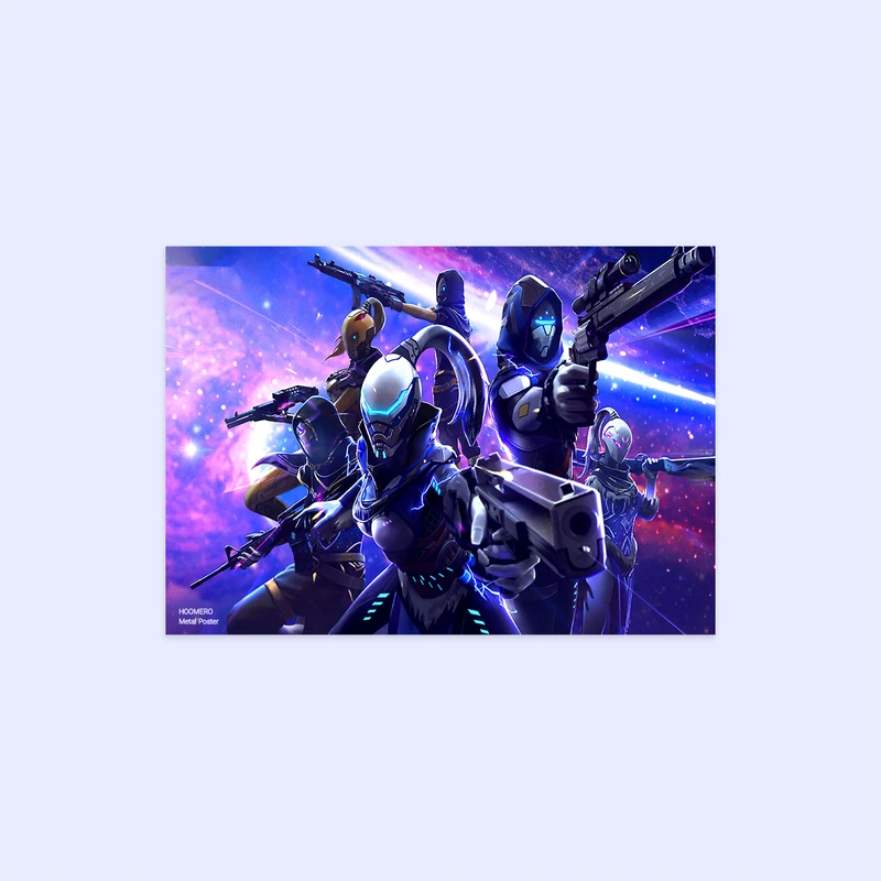 پوستر هومرو مدل فلزی طرح گارنا فری فایر کد PS842