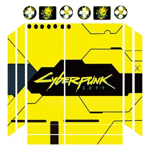 برچسب پلی استیشن 4 فت توییجین وموییجین مدل Cyberpunk 02 مجموعه 16 عددی