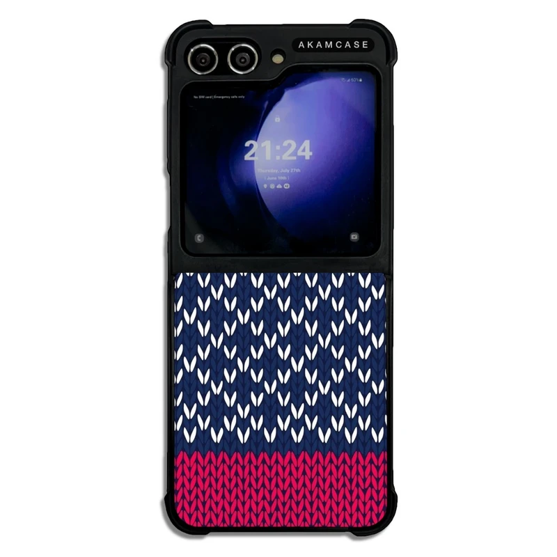 کاور آکام مدل AMC-WSGZFLIP5-WINTER FABRIC18 مناسب برای گوشی موبایل سامسونگ Galaxy Z Flip 5