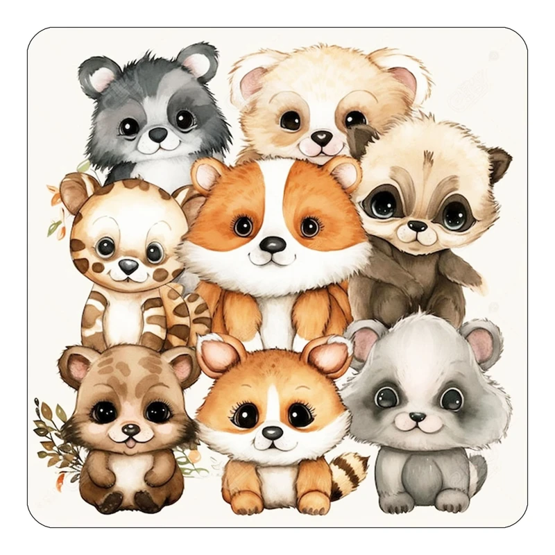 مگنت کاکتی طرح حیوانات کارتونی مدل mp28596