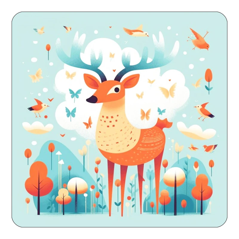 مگنت کاکتی طرح حیوانات رنگی مدل mp26828