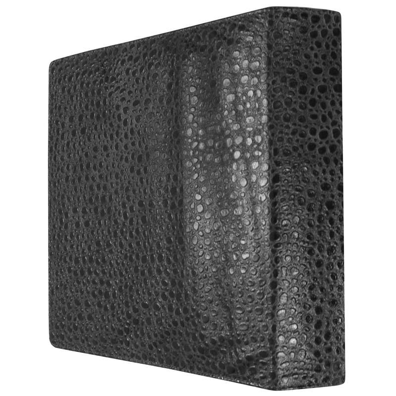 کلاسور چرم طبیعی مدل تمبر سکه اسکناس کد Leopard Luxury