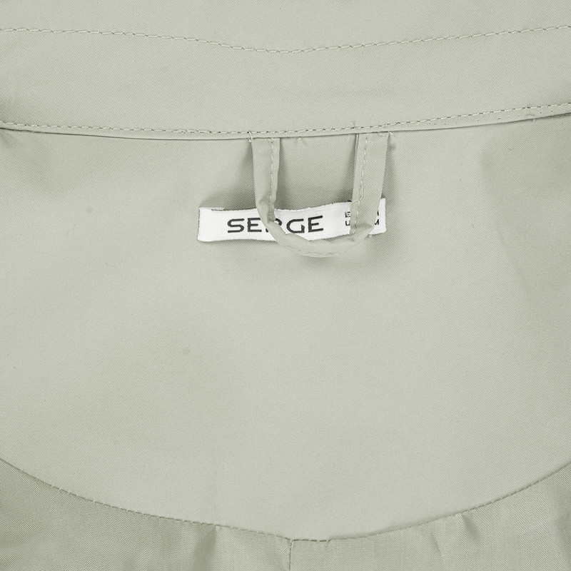 بارانی زنانه سرژه مدل 228152 رنگ سبز