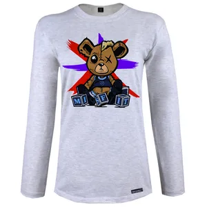 تی شرت آستین بلند زنانه 27 مدل Kherse Pare کد MH1403