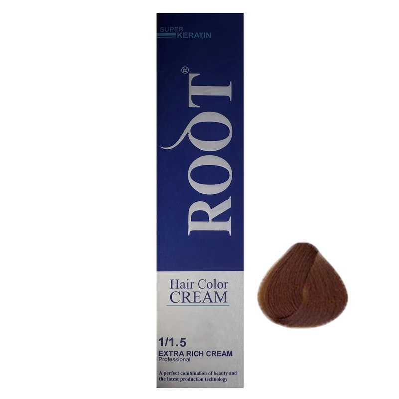 رنگ مو روت مدل PROFESSIONAL شماره 17-7 حجم 120 میلی لیتر رنگ بلوند نسکافه ای متوسط