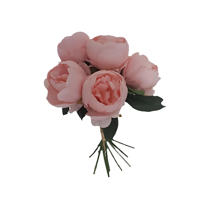 دسته گل مصنوعی مدل پیونی 7 شاخه