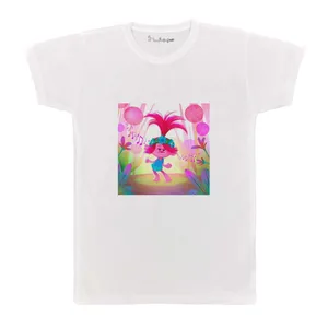 تی شرت بچگانه پرمانه طرح ترول ها کد pmt.4306