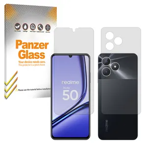 Panzer glass Resistant model transparent Screen Protector Suitable for Realme Note 50 Mobile Phone Comes with a back protector