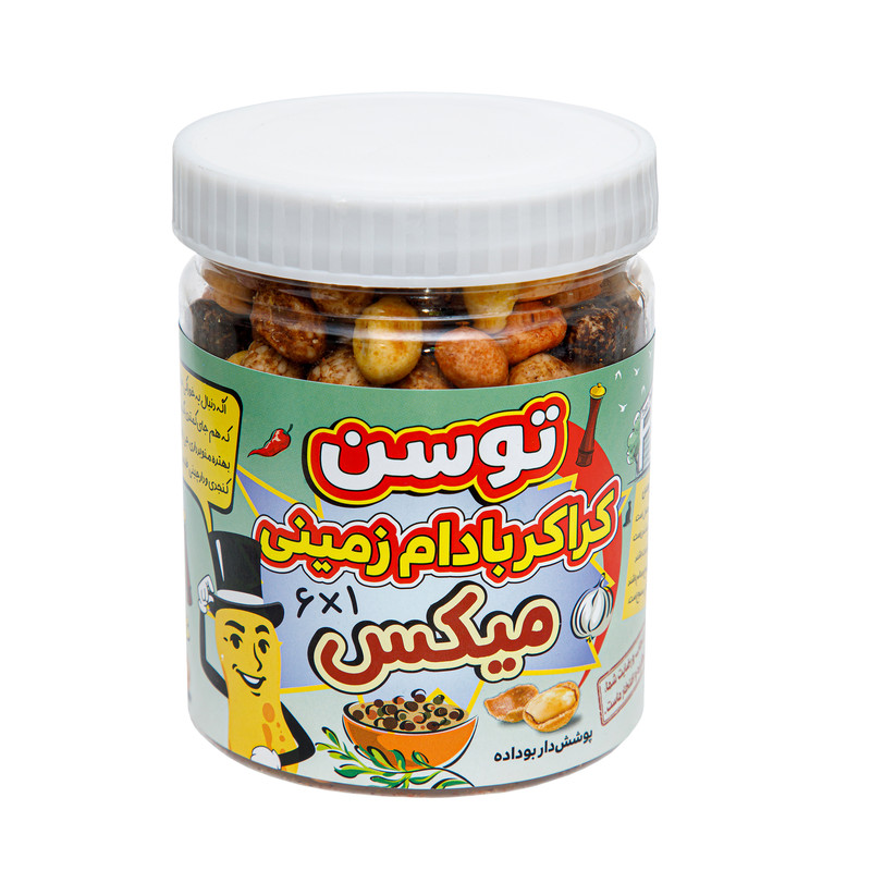 بادام زمینی روکشدار مخلوط توسن - 330 گرم