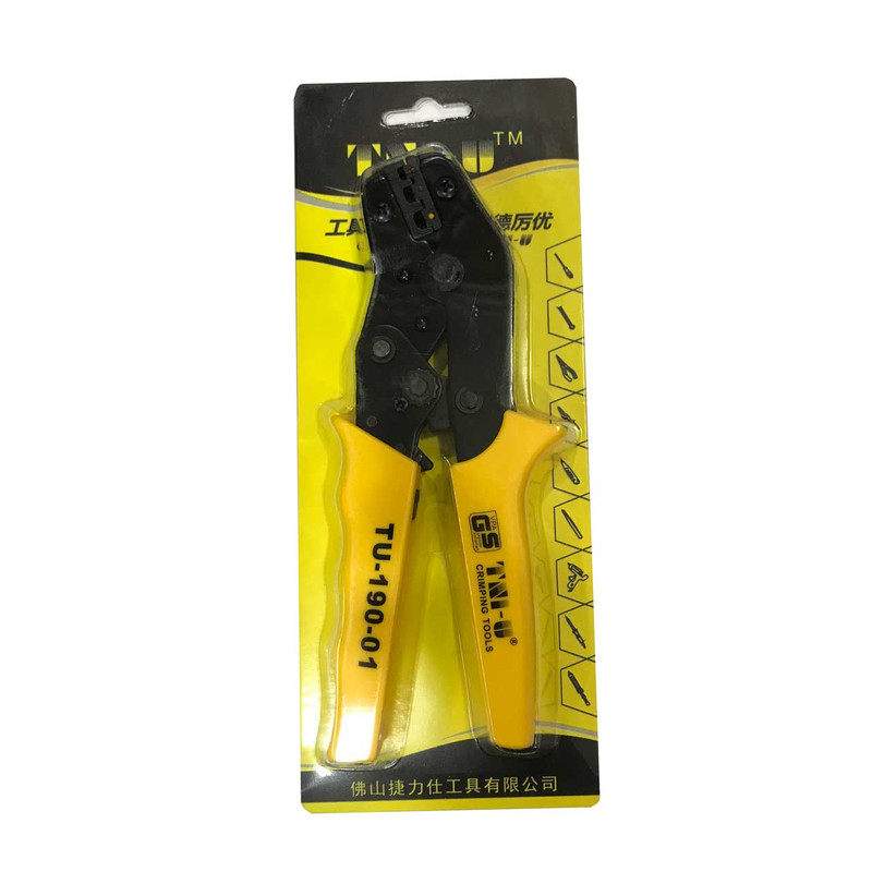 انبر پرس سر سیم تی ان آی مدل TU-190-01 سایز 0.25 - 2 - 2.5 میلی متر انبر پرس سر سیم تی ان آی مدل TU-190-01 سایز 0.25 - 2 - 2.5 میلی متر