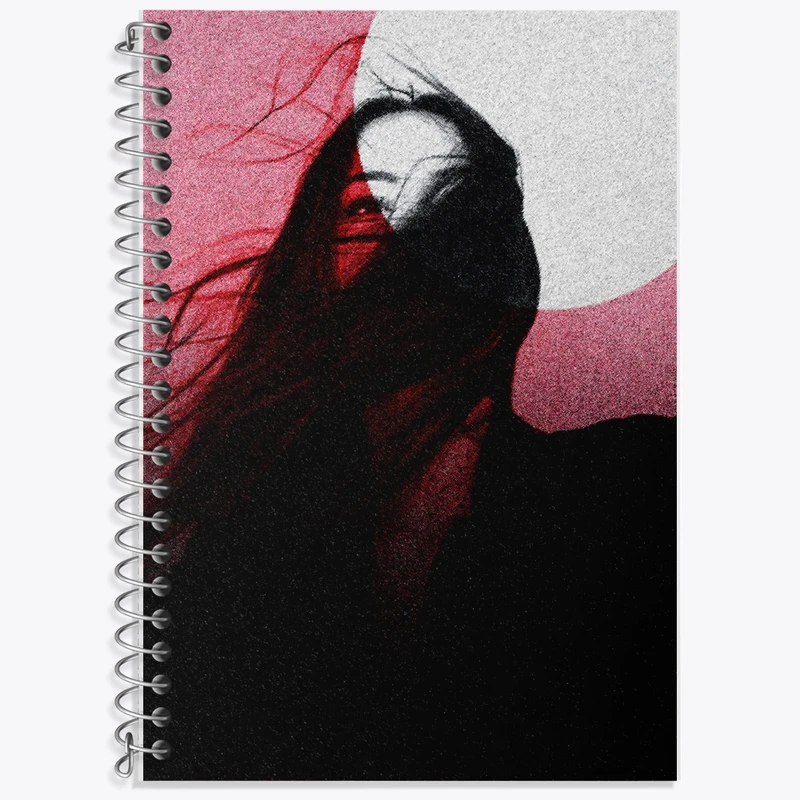 دفتر زبان 50 برگ خندالو مدل دو خط طرح دخترانه کد F1039