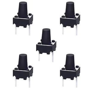 میکرو سوئیچ مدل Vertical-6×6×10-2P بسته 5 عددی