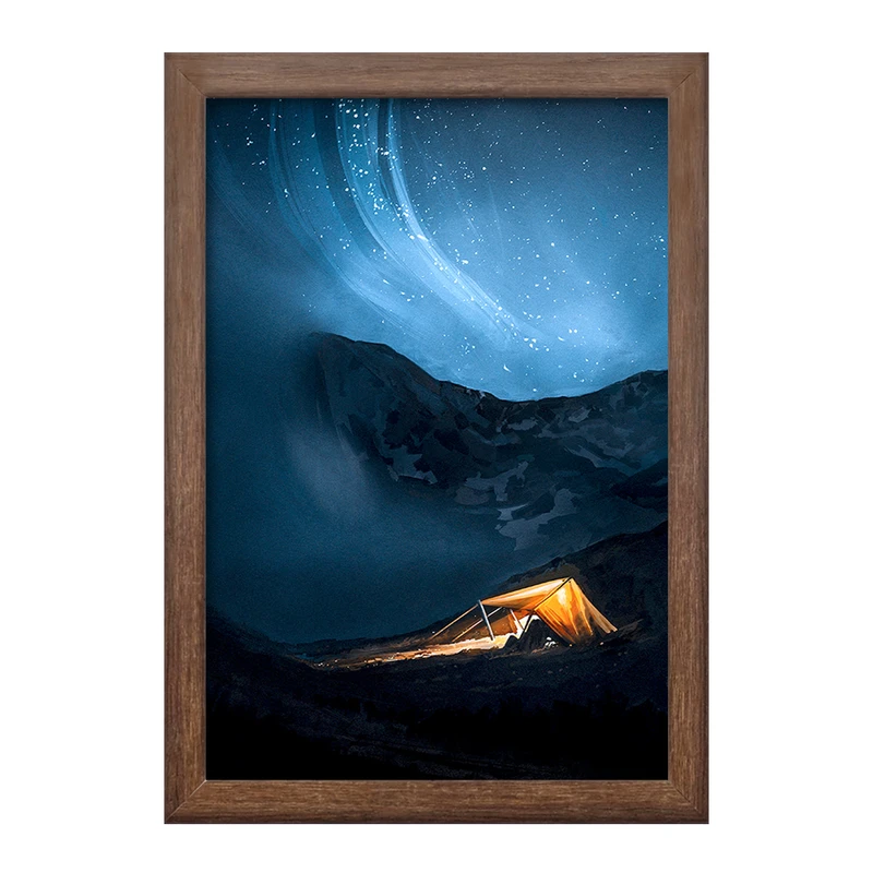 تابلو خندالو طرح کمپینگ (Camping) کد F341