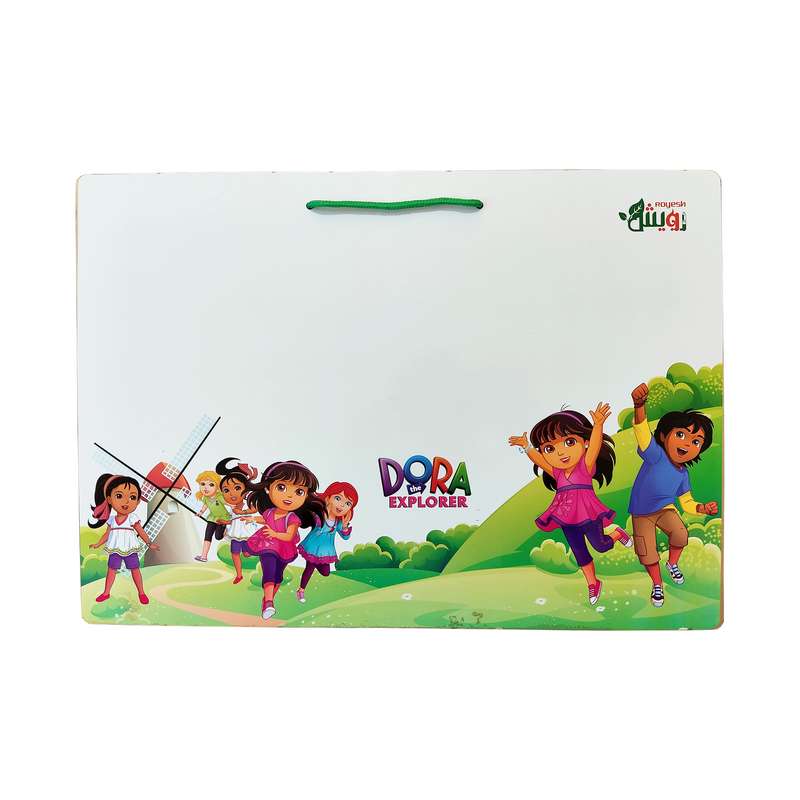 تخته وایت برد رویش مدل B120 طرح دورا سایز 50x35 سانتی متر