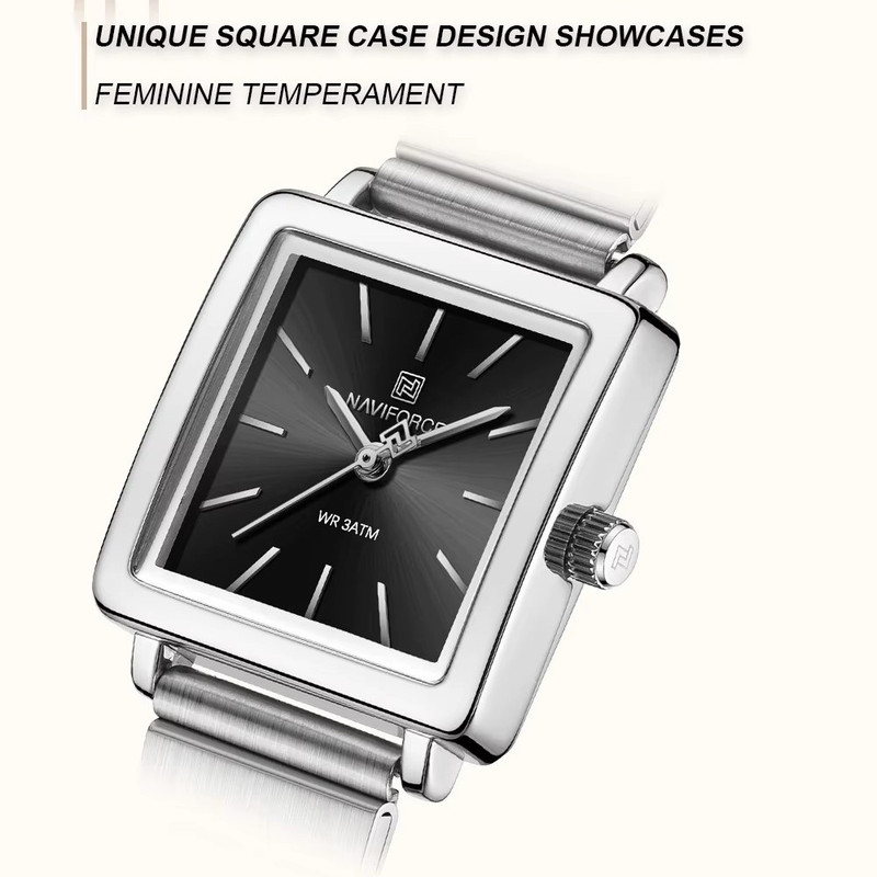 ساعت مچی عقربهای کوارتز زنانه نیوی فورس مدل NF5048SBS ساعت مچی عقربهای کوارتز زنانه نیوی فورس مدل NF5048SBS