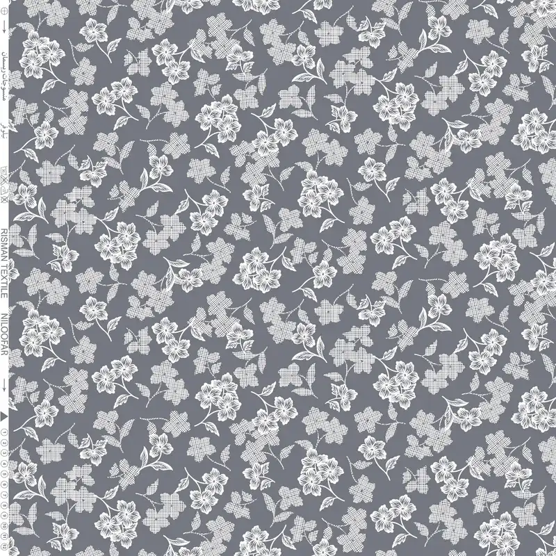 پارچه ملحفه مدل نیلوفر کد 110