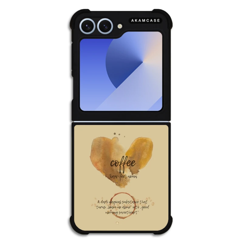 کاور آکام مدل AMC-WSGZFLIP6-COFFEE-15 مناسب برای گوشی موبایل سامسونگ Galaxy Z Flip 6
