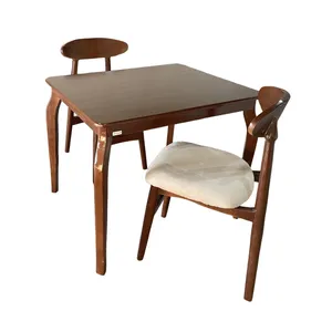 میز و صندلی ناهارخوری دو نفره گالری چوب آشنایی مدل Gh-Van-Lornt2