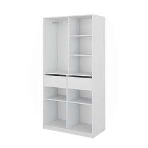 کمد لباس فلفور کابینت مدل MDF-TO-100B