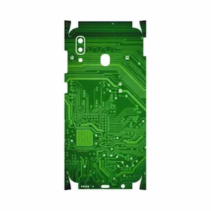 MAHOOT Green Printed Circuit Board-FullSkin Cover Sticker for Samsung Galaxy M10s