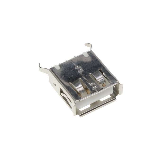 کانکتور مادگی مدل USB A F ST بسته دو عددی کانکتور مادگی مدل USB A F ST بسته دو عددی
