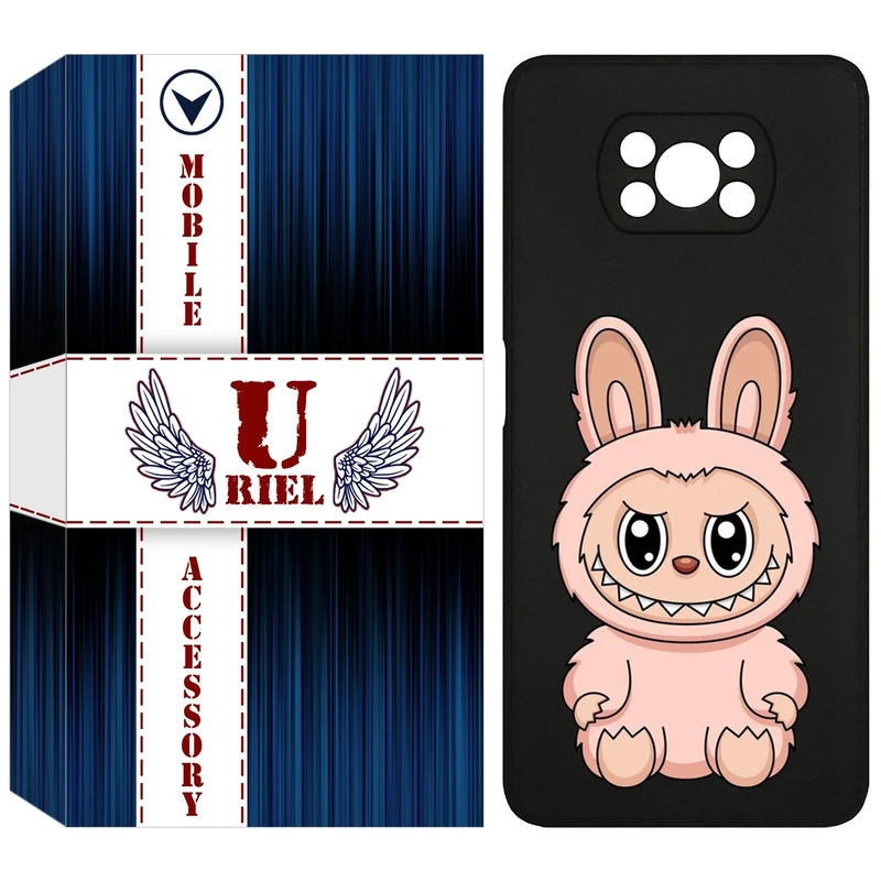 کاور یوریل مدل KSH کد 138 طرح عروسک لبوبو مناسب برای گوشی موبایل شیائومی Poco X3 / X3 Pro