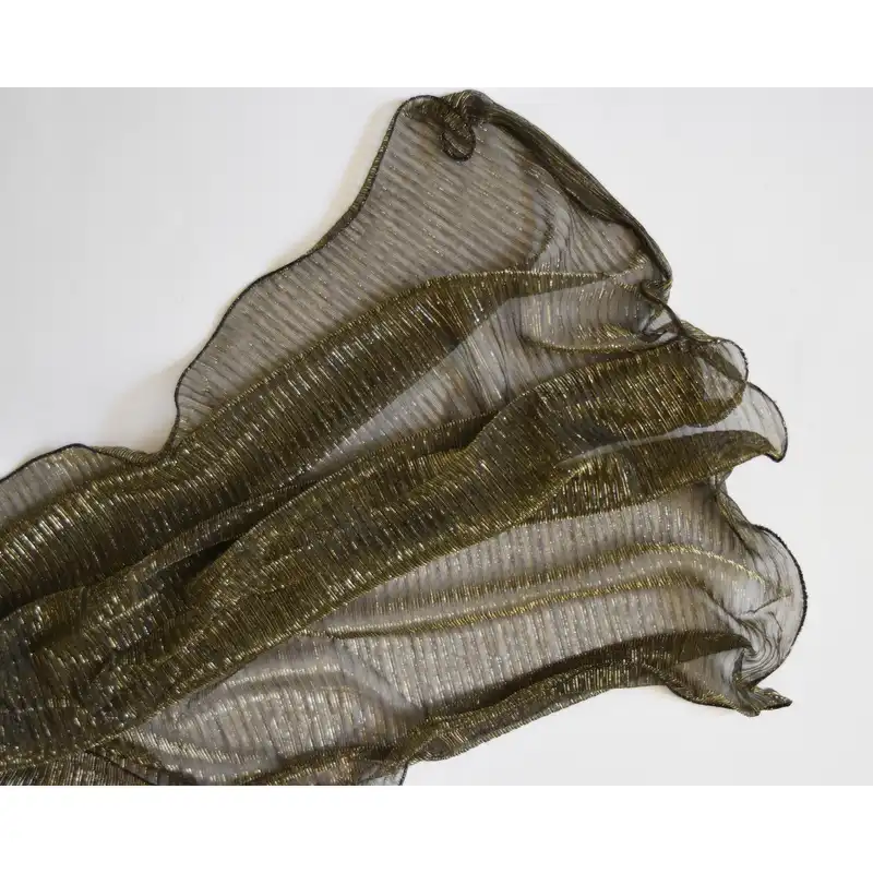 شال زنانه مدل لبه دالبور مجلسی کد 02