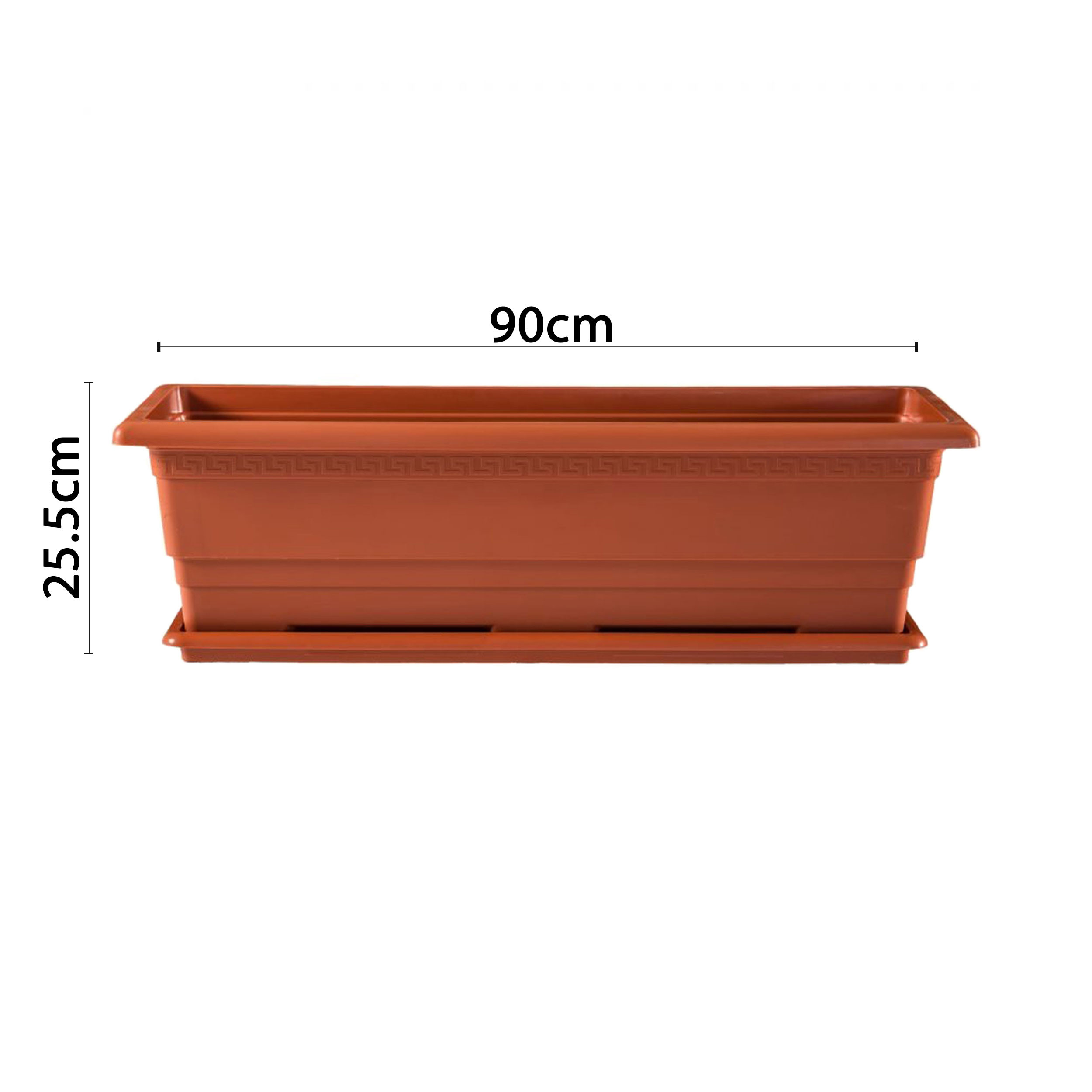 گلدان گلپونه مدل پلاستیکی مستطیلی کد 216